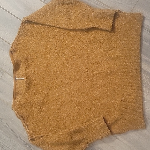 FREE PEOPLE Moira Slouchy Oversized Honeycomb Wool-Blend Sweater size small - Picture 3 of 5